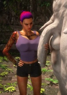 – Lara Croft Gets Monster Cocked (6)