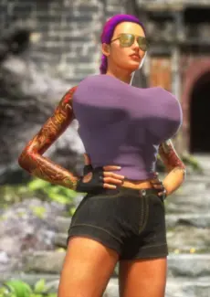 Lara Croft Gets Monster Cocked by Intrigue3D