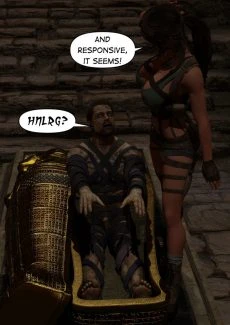 Lara Croft in Taking the Mummy (13)
