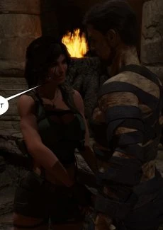 Lara Croft in Taking the Mummy (17)