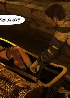 Lara Croft in Taking the Mummy (25)