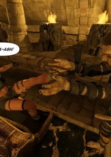 Lara Croft in Taking the Mummy (26)