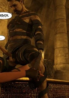 Lara Croft in Taking the Mummy (29)