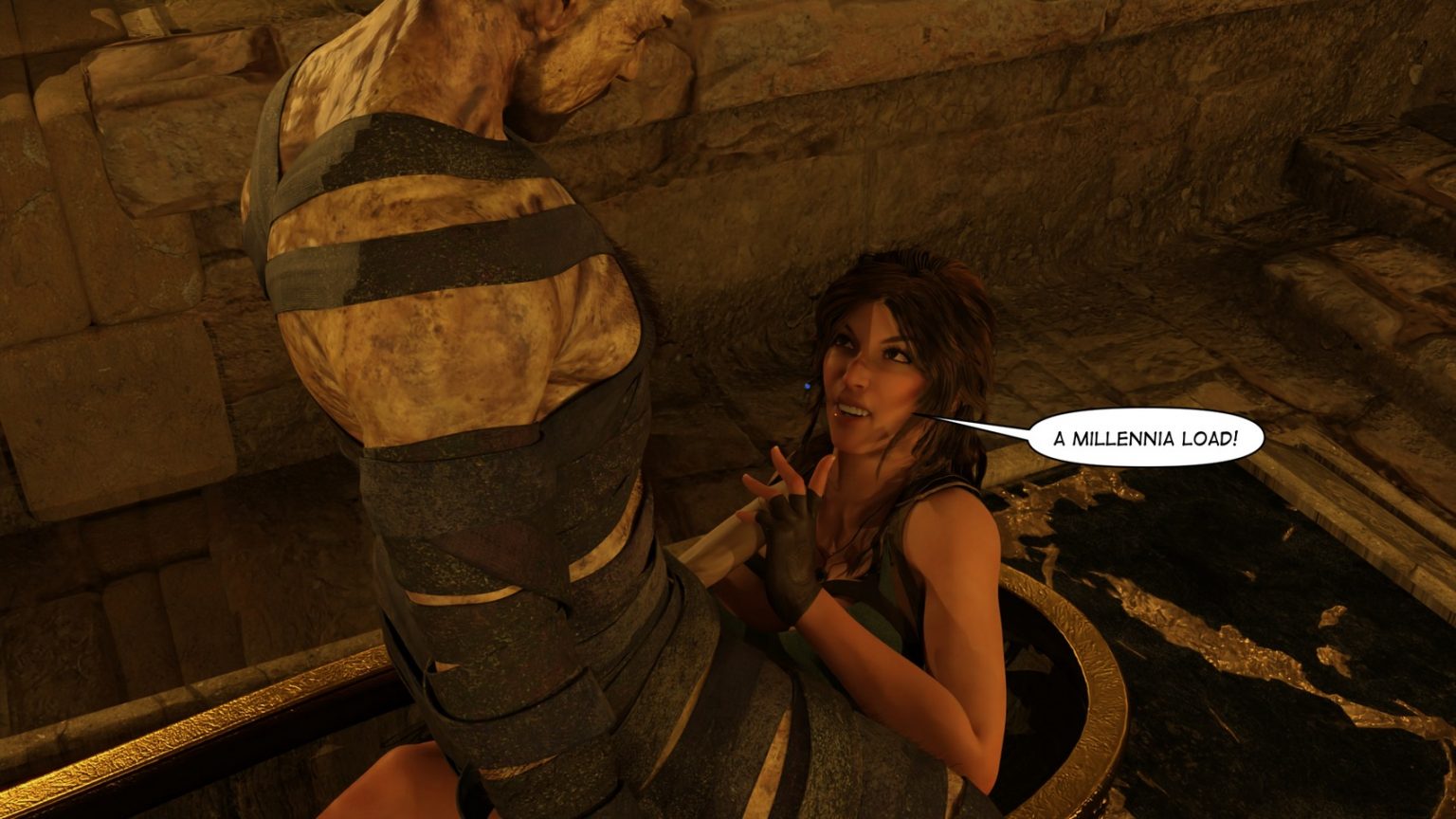 Lara Croft in Taking the Mummy by Whilakers | 18+ Porn Comics