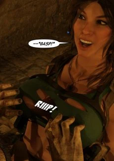 Lara Croft in Taking the Mummy (38)