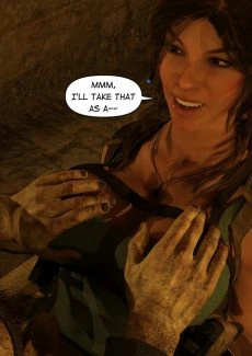 Lara Croft in Taking the Mummy (42)