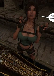 Lara Croft in Taking the Mummy (5)