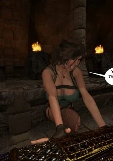 Lara Croft in Taking the Mummy (7)