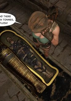 Lara Croft in Taking the Mummy (8)