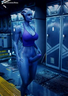 Liara Enters the Room by SalamandraNinja