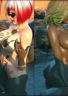 Shemale Fucking Babe in Mudbath (31)