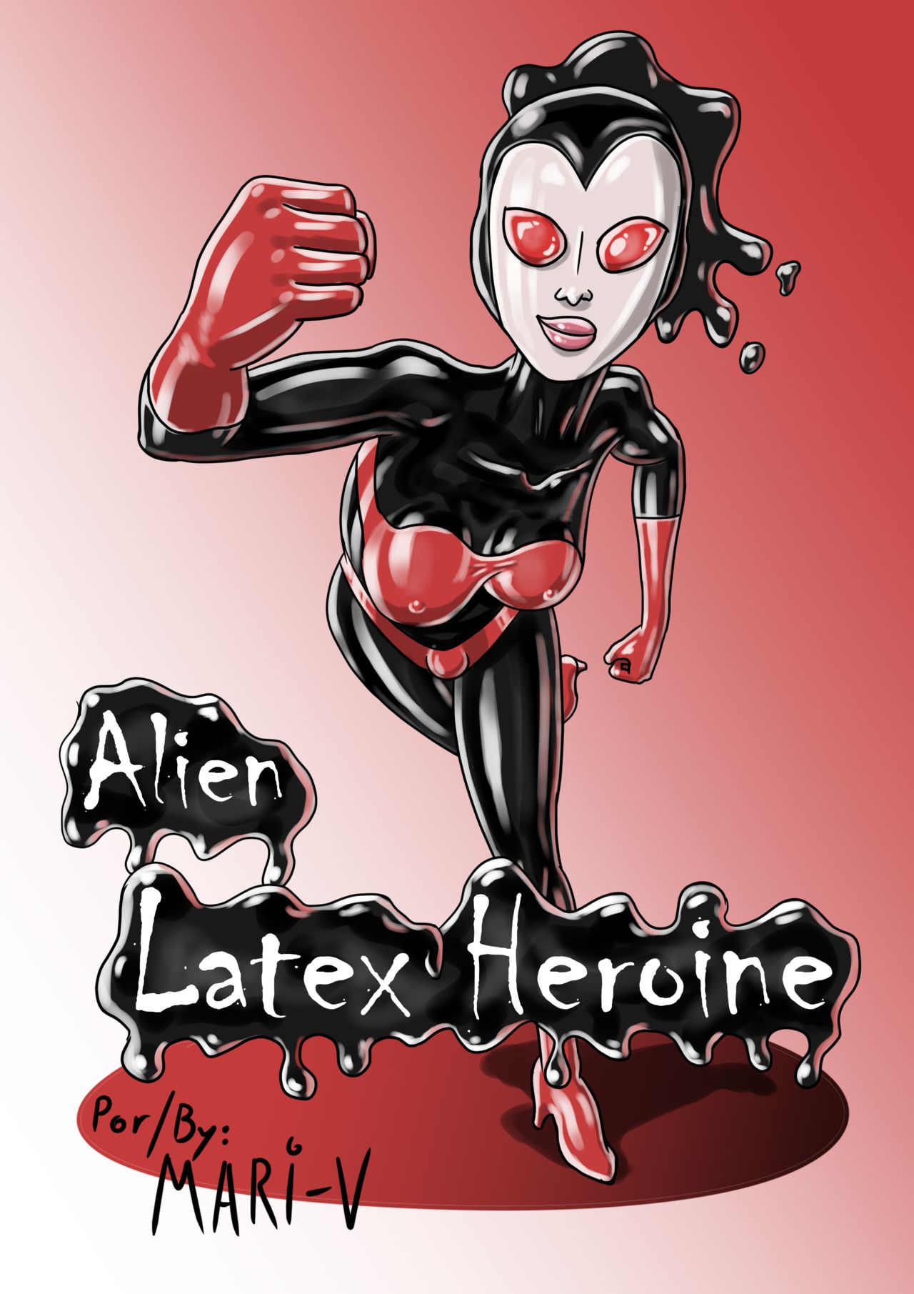 Alien latex heroine by (Mari-V) | 18+ Porn Comics