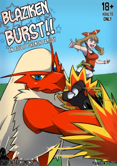 Blaziken Burst by Rainbow Flyer Pokemon