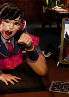 Academy D.Va tries not to get (5)