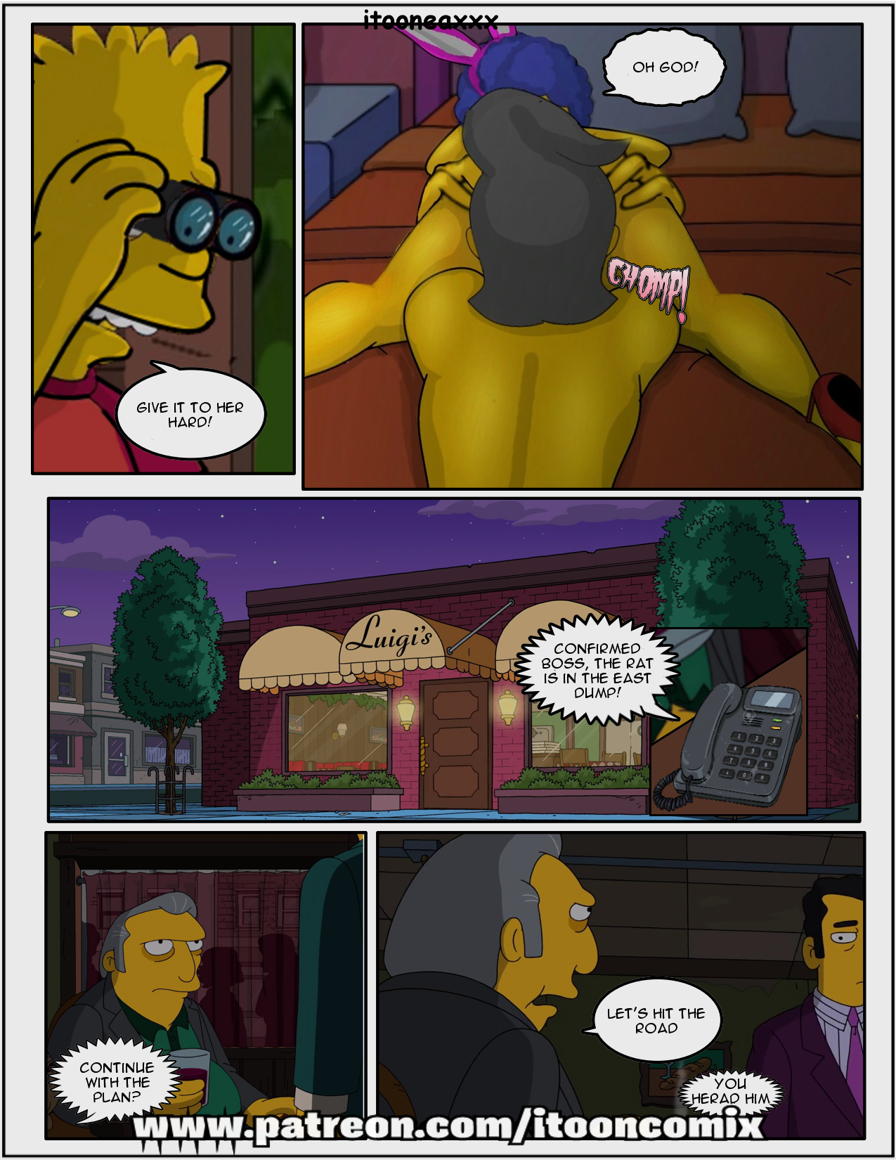 Los Simpsons - Snake 3 - Itooneaxxx | 18+ Porn Comics