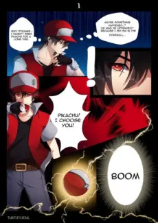Trainer Red with Pikachu by [TurtlesSoul]
