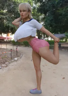 Ms. Sasha Hall Stretches and Expands (15)