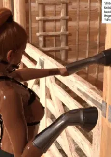 Self-Bondage ponygirl (22)