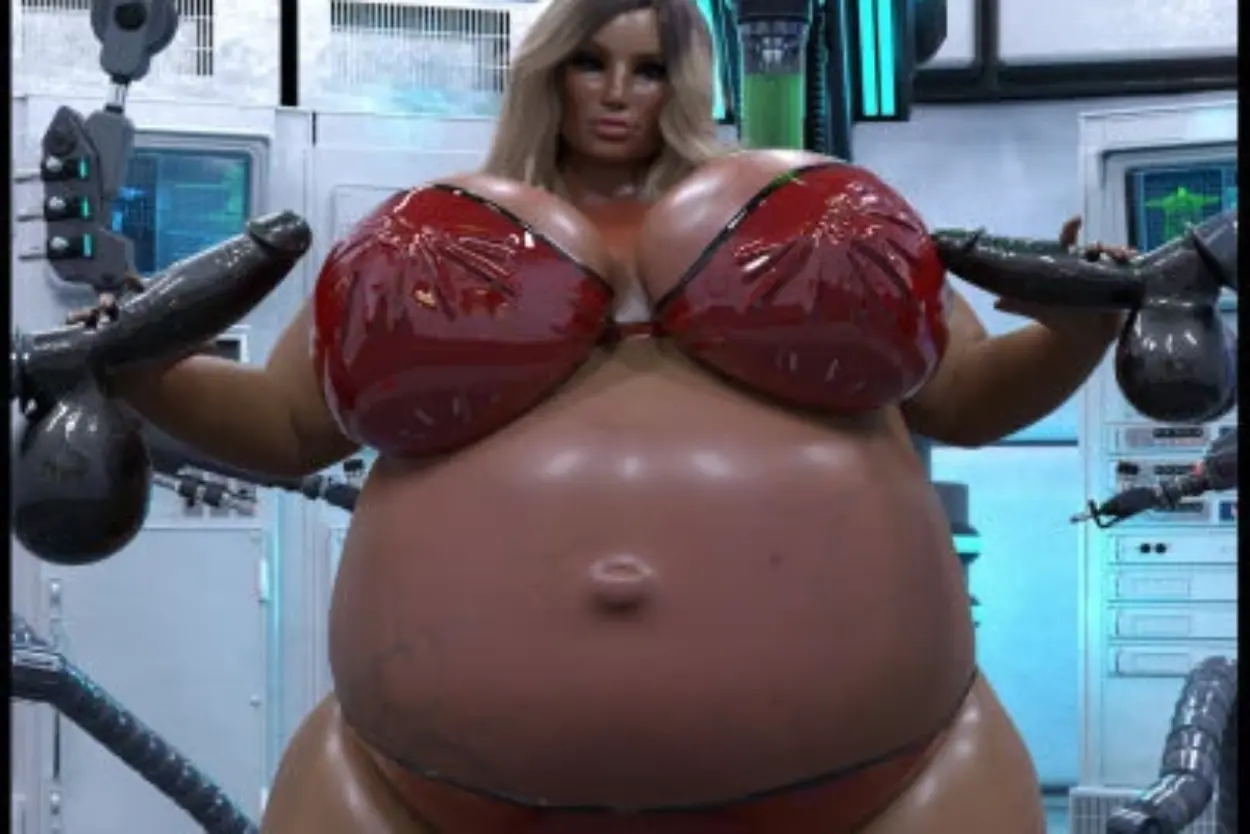 Rounded perfection of her expanded body