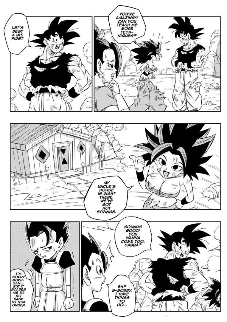 Goku vs kefla battle in the hot springs porn comic