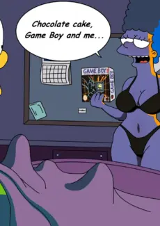 Chocolate cake, GameBoy and Marge (14)