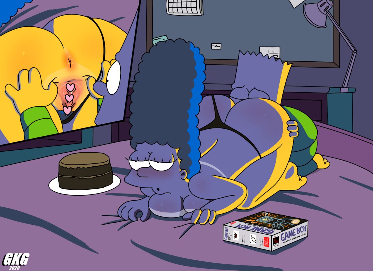 GKG - Chocolate cake, GameBoy Marge | Porn Comics