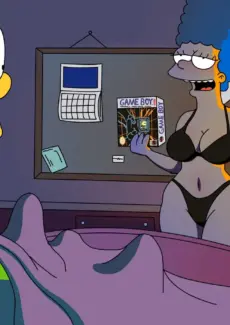 Chocolate cake, GameBoy and Marge (23)
