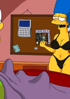 Chocolate cake, GameBoy and Marge (29)