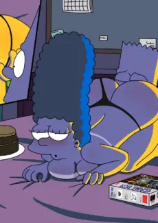 Chocolate cake, GameBoy and Marge (4)