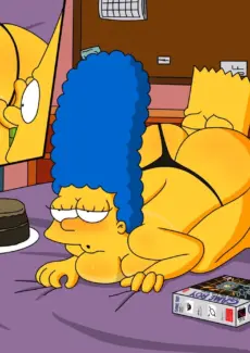 Chocolate cake, GameBoy and Marge (6)