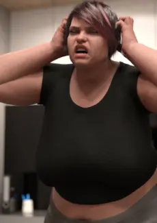 Goth BBW To Blonde (8)