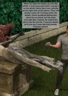 Henry And The Statue (3)
