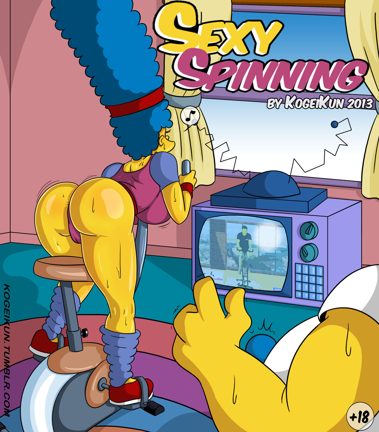 Kogeikun] Sexy Spinning (The Simpsons) | 18+ Porn Comics