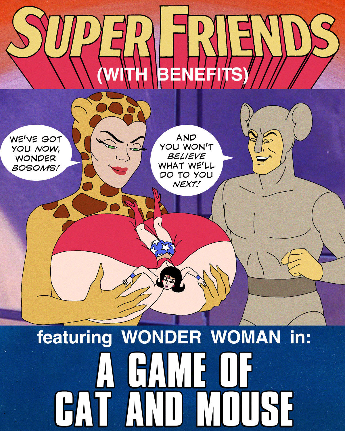 Super Friends with Benefits: A Game of Cat and Mouse | 18+ Porn Comics