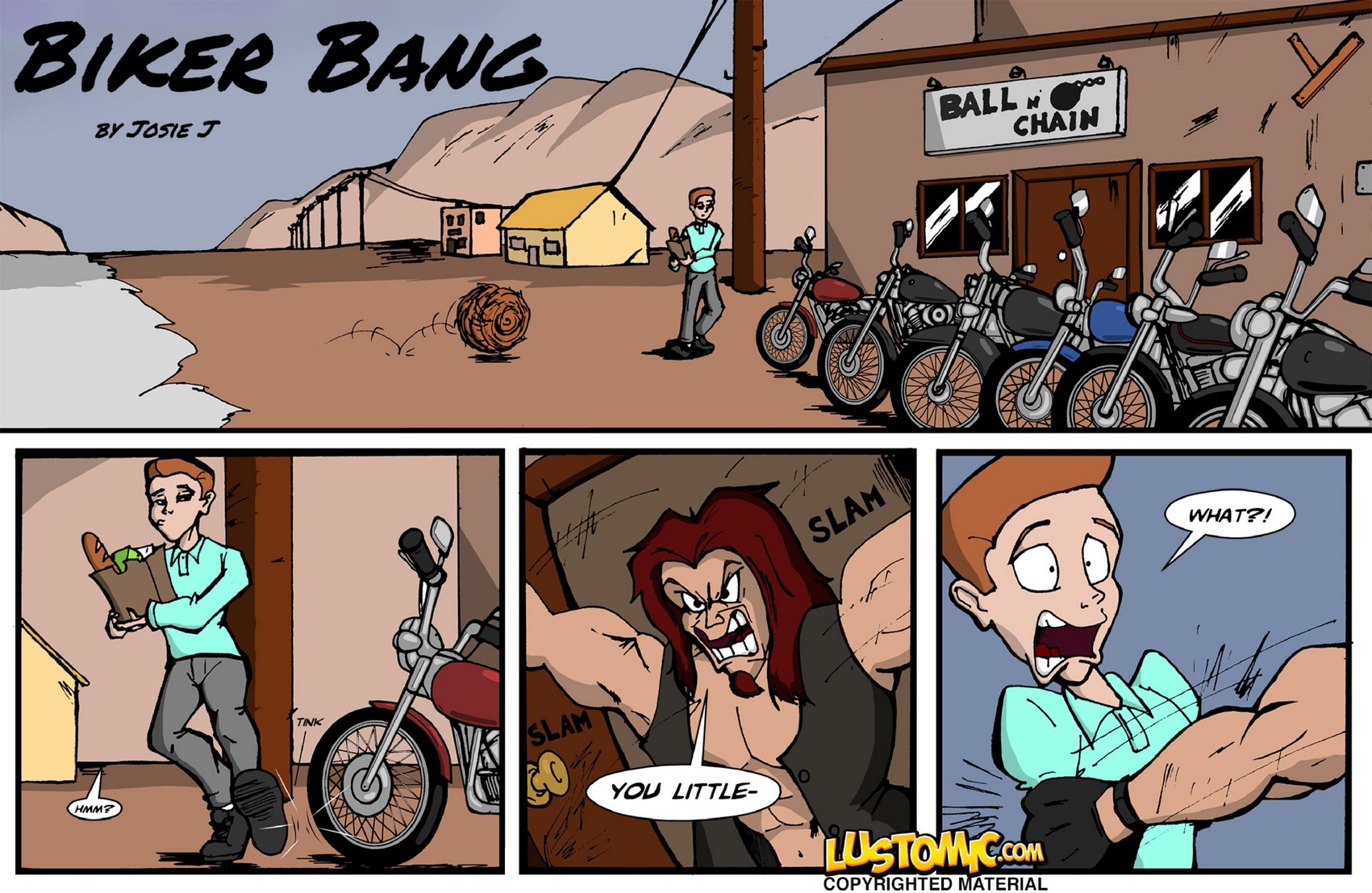 Biker gang porn comic