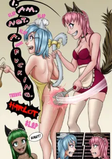 Maid vs Chef Fight 009