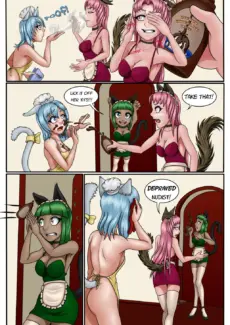 Maid vs Chef Fight 010