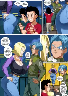 Android 18 and Trunks002