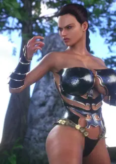 Cavegirl Zoey Vs Warrior Krissy (3)