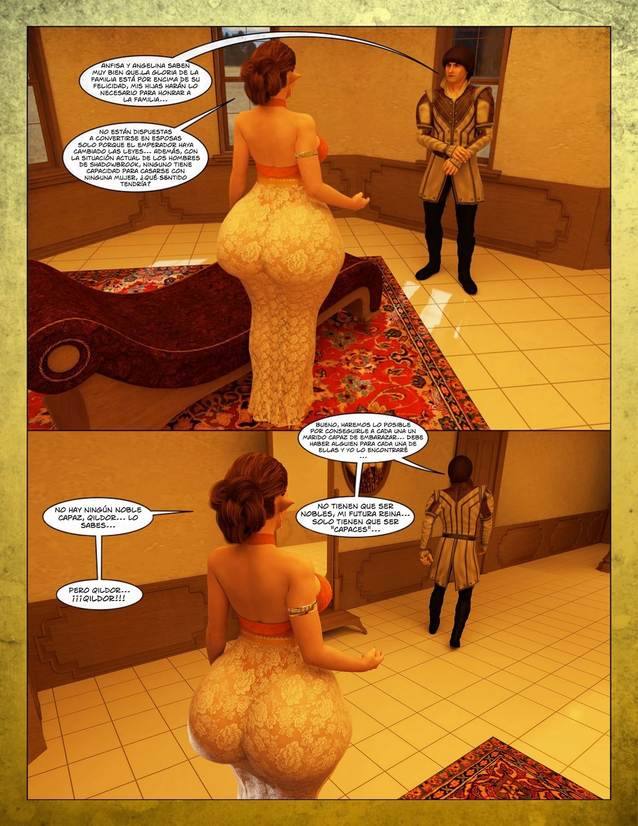 The spell's grip tightens leaving her wanting