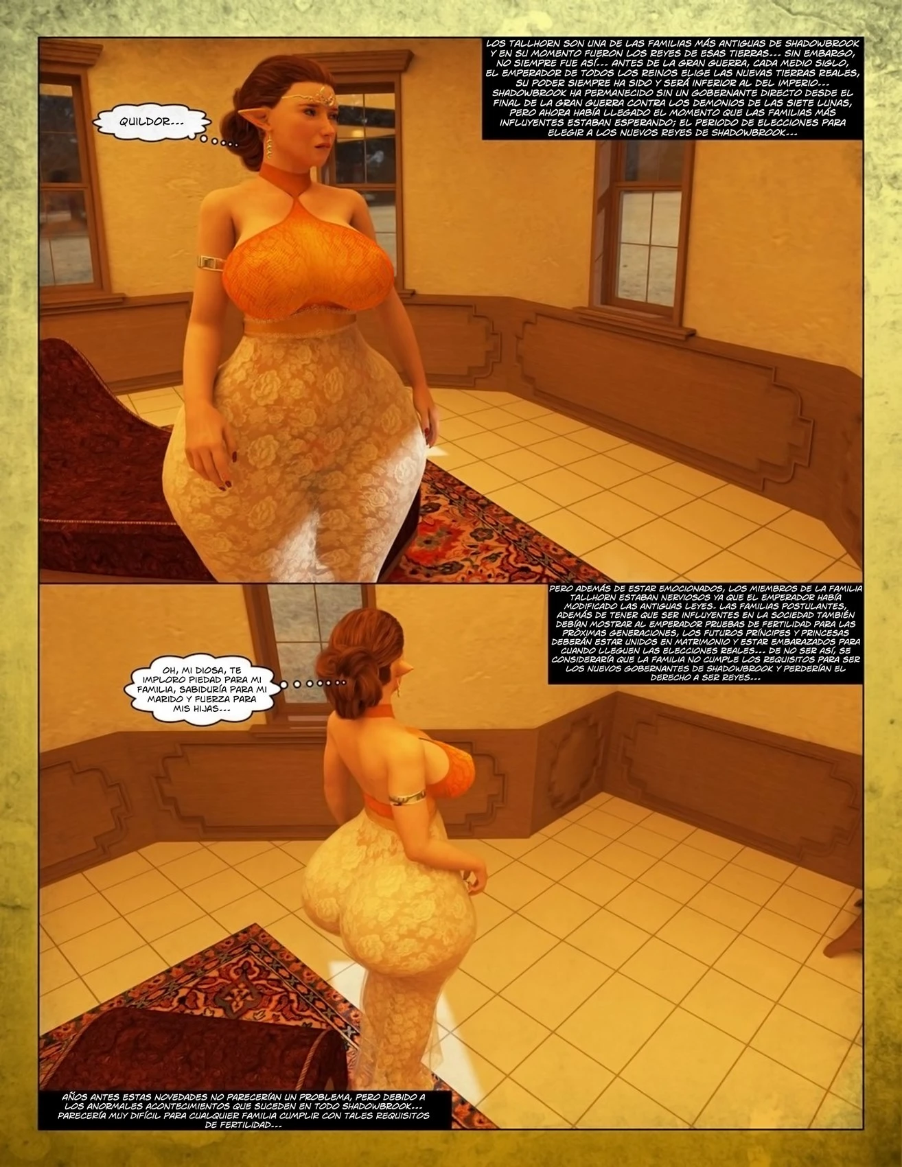 Her body speaks volumes under the Moiarte Spell