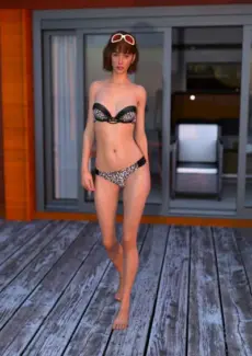 DICK – Brunette Teen Girl at Pool 3