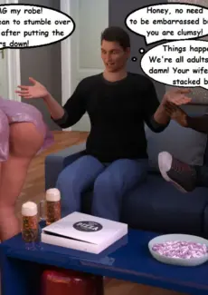 Husband Watching His Wife Get Monster Cocked (3)