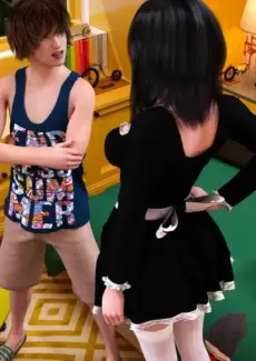 Maid Caught Me And Mom (29)