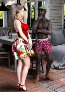 Milf Mom Seduces Her Son’s Black Friend (44)