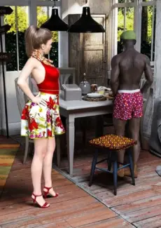 Milf Mom Seduces Her Son’s Black Friend (57)