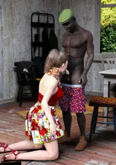 Milf Mom Seduces Her Son’s Black Friend (78)