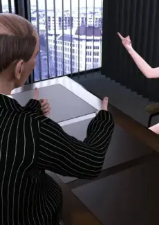 Office MILF Boss Punishes Her Employee (25)