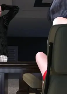 Office MILF Boss Punishes Her Employee (26)