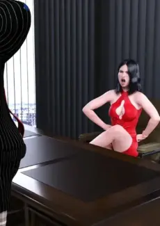 Office MILF Boss Punishes Her Employee (27)